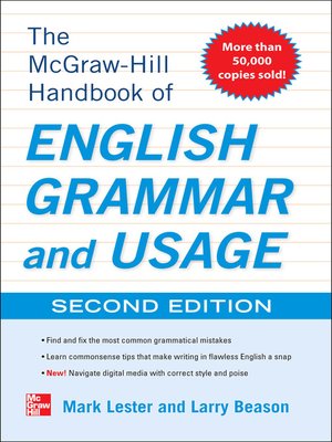 McGraw-Hill Handbook of English Grammar and Usage - ebook